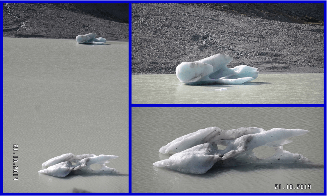 floating ice hooker lake