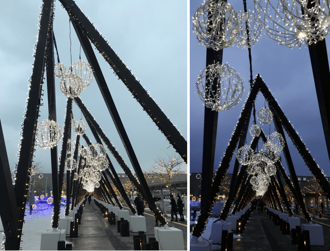 hakodate light tunnel